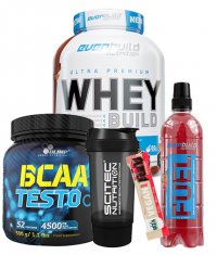 PROMO STACK Proteina + BCAA + Shaker sala  [1+4 gratis]